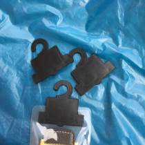 Foreign trade belt buckle plastic hook black flat belt hook two-piece set factory direct sales welcome to order