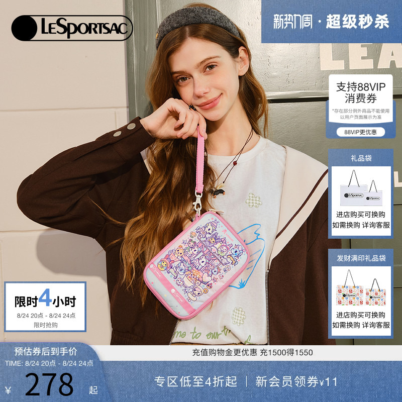 Lesportsac New Model Tokidoki ™ Cooperative Series Cute Unicorn Wallet and Id Holder Lesportsac New Model Tokidoki ™ Cooperative Series Cute Unicorn Wallet and Id Holder