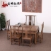 Gỗ Mahogany cánh gà gỗ Bàn trà Kung Fu kết hợp bàn trà nhỏ gỗ rắn Bàn trà Trung Quốc Bàn trà - Bàn trà