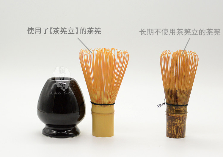 手工紫竹茶筅立百二十本立日式抹茶刷子長柄打茶起泡點茶攪拌工具