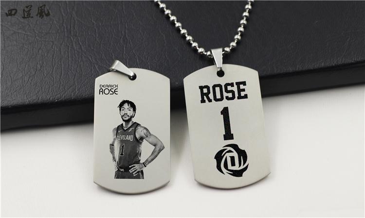 Vòng cổ sao Kobe Curry James mặt dây chuyền Durant Wade Owen Harden quà tặng bóng rổ nam túi đựng banh bóng rổ	