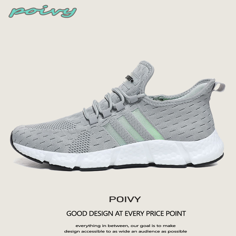 Popcorn Foreign Trade Export US tail breathable leisure men's shoes clip pick leak original sports running shoes clearing