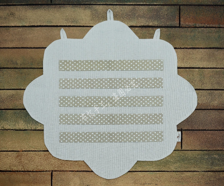 Original kindergarten bag tricolour card checkered child morning inspection card bag cloth-made teaching aid canvas treatment-like custom