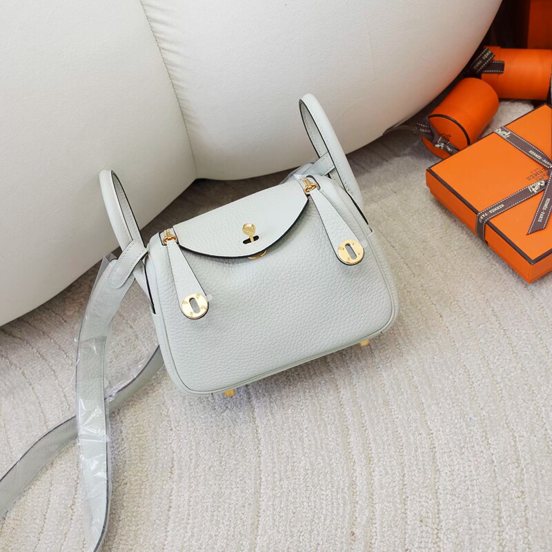 0W Crystal Gray Minild Mini Lindy Sixmode6 Handmade Wax Thread Stitched Original Tc Leather Mini Lindy 0W Crystal Gray Minild Mini Lindy Sixmode6 Handmade Wax Thread Stitched Original Tc Leather Mini Lindy