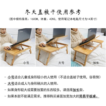 楠竹升降桌子折叠简约炕桌儿童学习小桌床上笔记本电脑桌