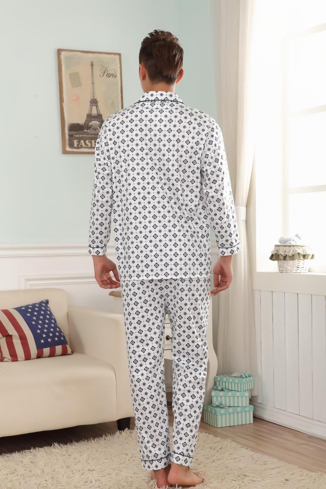 Pyjama pour homme en Coton à manche courte - Ref 3002968 Image 52