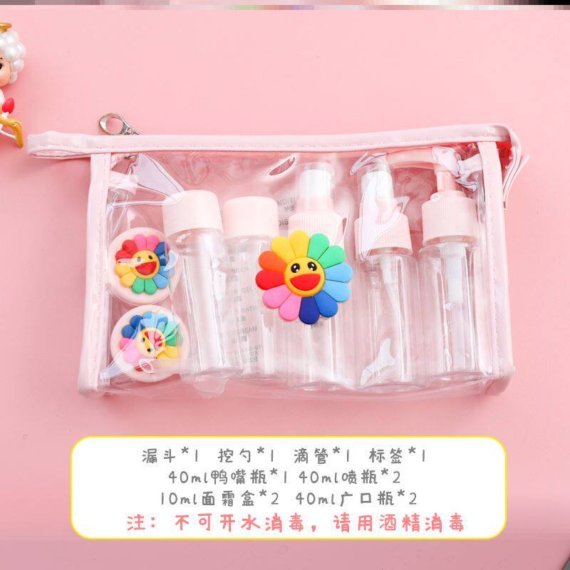 Travel Sub-bottling bottles can be brought PLANE LOTION SQUARE PORTABLE WITH PRESS BOX BOXED LAUNDRY DETERGENT WASH FACE CREAM TOILETRIES