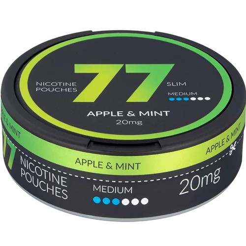 Швеция мешочек 77 Apple Mint Slim All White Apple Mint