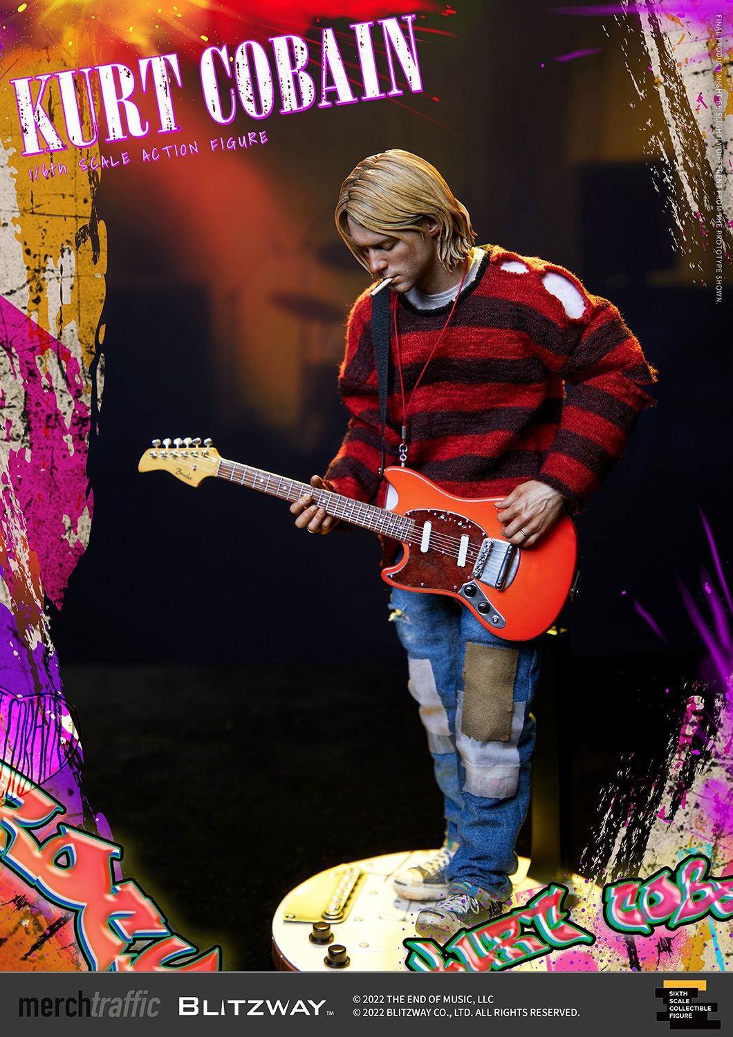  Cobain アクションフィギュア Amazon.co.jp: NECA カート・コバーン 7インチ アクション