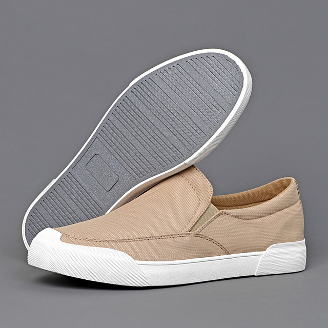 ເກີບຜູ້ຊາຍ 2024 New Spring Cloth Shoes Men's Korean Style Trendy Casual Shoes Versatile Trendy Shoes Slip-on Loafers
