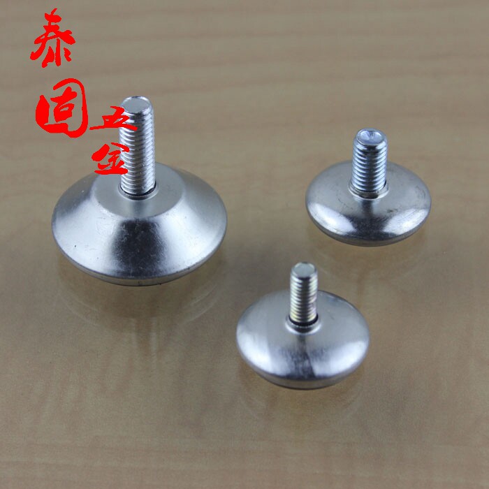 M6M8 furniture adjustable feet screw black iron adjustable feet tables and feet adjust foot pad