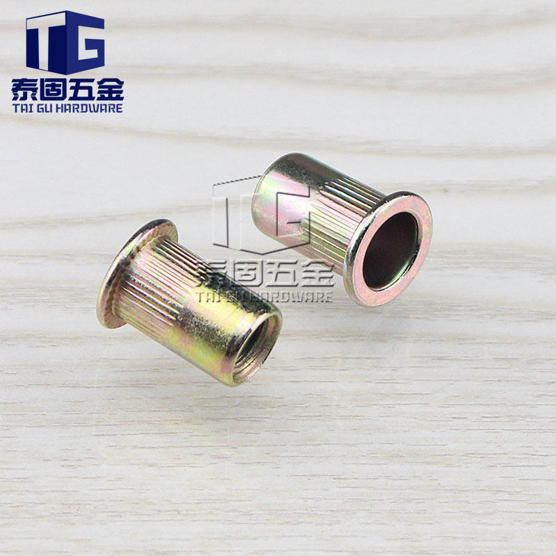 Rivet nut riveting nut pull hat flat column riveting nut pull mother M3M4M5M6M8M10M12