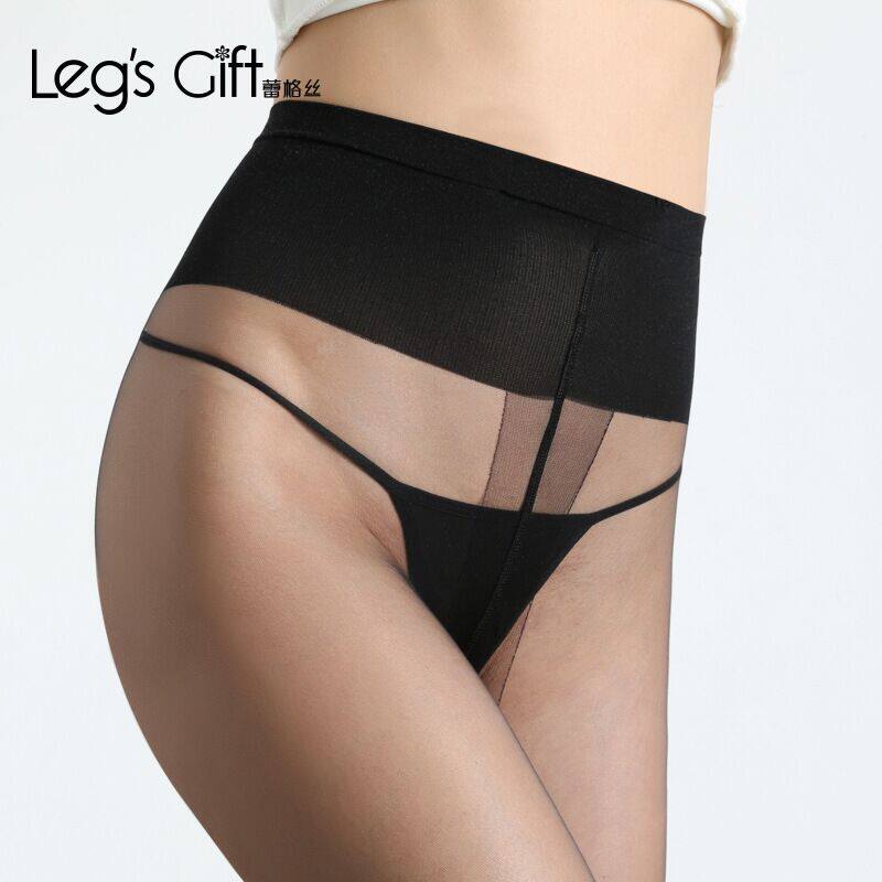 3-4 pairs Manzi MANZI LACE tie core silk 1D thin net crotch tights 16908