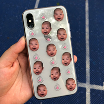 Apple 11pro Huawei P40pro Xiaomi to customize mobile phone case Human Head couple Avatar matting case