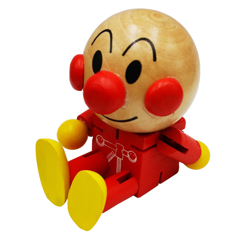 Wooden bread superman doll children benefit intelligence early education simulation play a family wine toy -2-3-5 years old