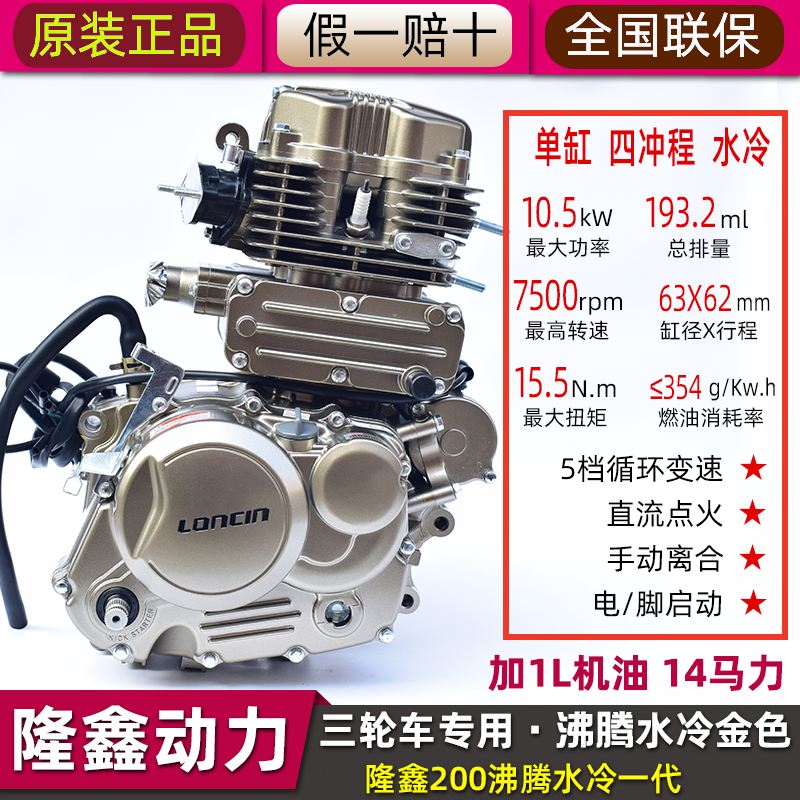 Линейка двигателей loncin