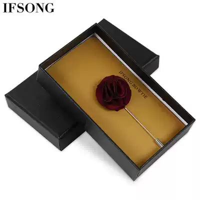 Men's brooch suit accessories Host suit Japanese and Korean fashion British collar flower corsage Simple peony flowers