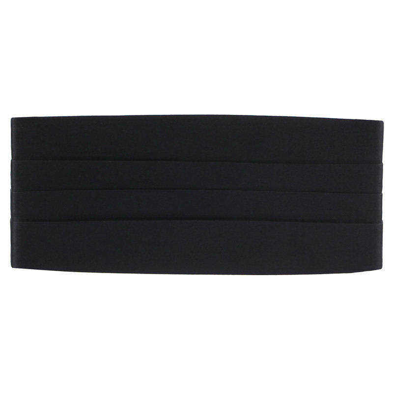 IFSOONG Men's dress suit gown true silk waist seal groom wedding black mulberry silk waist seal-Taobao