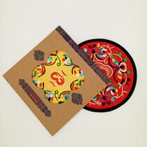 Ethnic embroidery flower coasters Yunnan souvenirs Folk characteristic crafts Foreign affairs Study abroad Home gifts