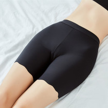 Tall waist-free scarless safety pants for women to take light ice silk thin money to avoid underwear and panties shorts with five-point insurance pants