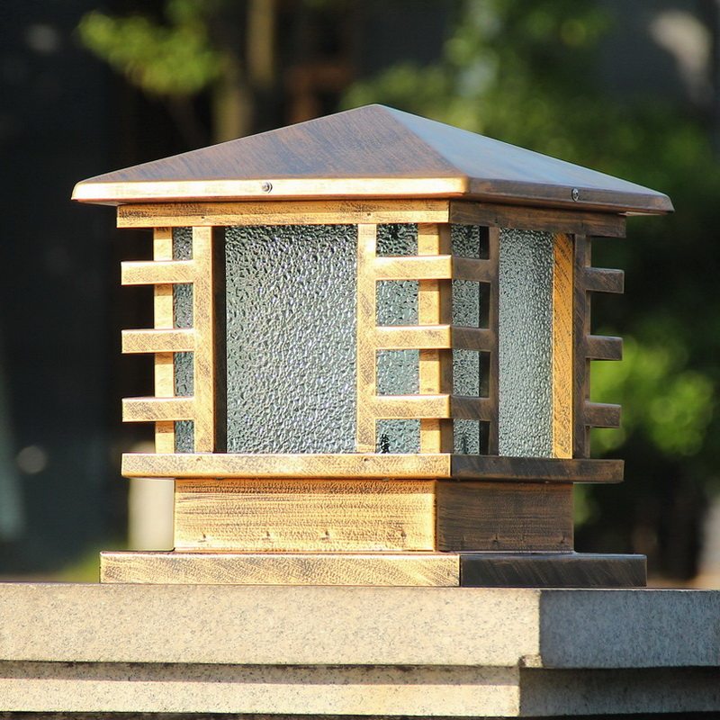 Post - headlamp outdoor waterproof wall lamp gate - lamp square LED door - headlighting garden postlamp lamp