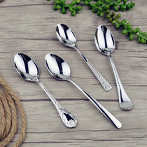 Export 304 stainless steel children spoon baby spoon baby mini spoon eating Spoon soup spoon stirring coffee spoon