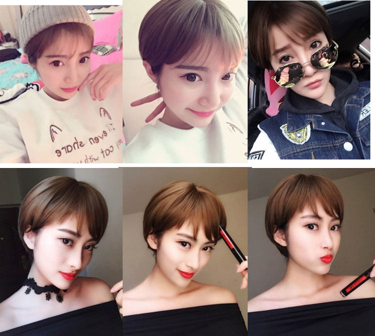 Perruque cheveux raides Court - Ref 2609581 Image 10