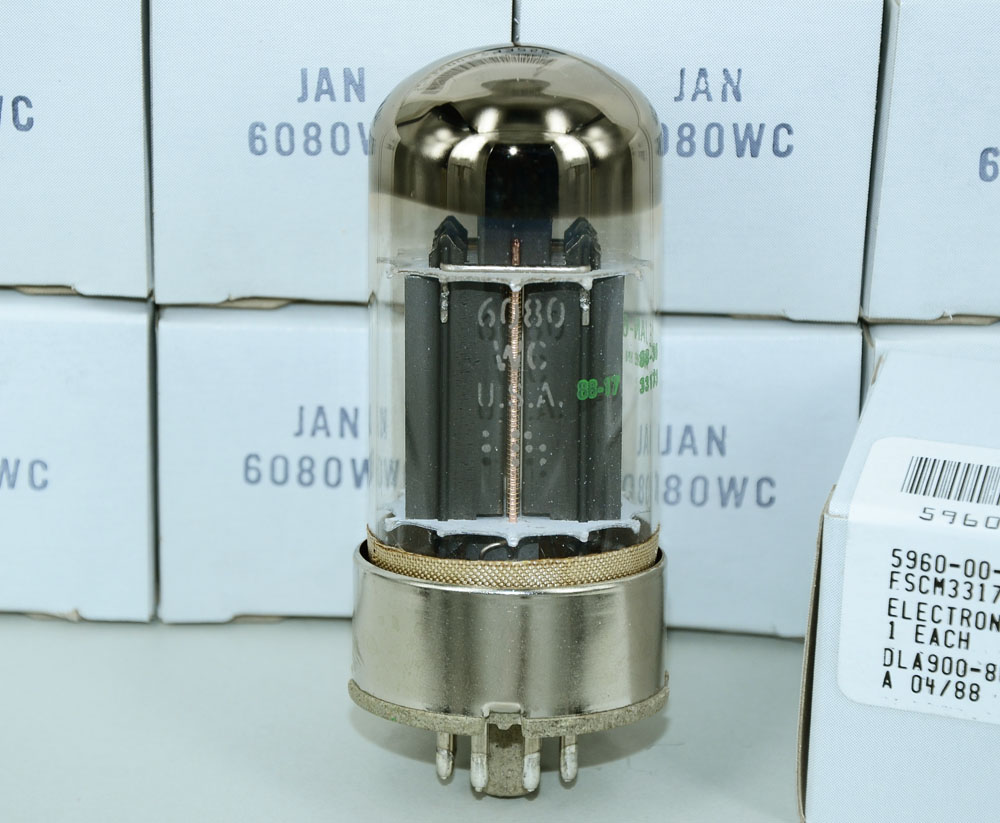 New original box American GE 6080 6N5P 6AS7 vacuum tube