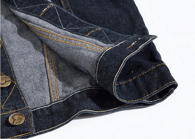 Mùa xuân hè và mùa thu đông nam màu đen denim vest vest mỏng tay áo vest không tay Hàn Quốc phiên bản áo vest tăng chất béo shop quần áo nam