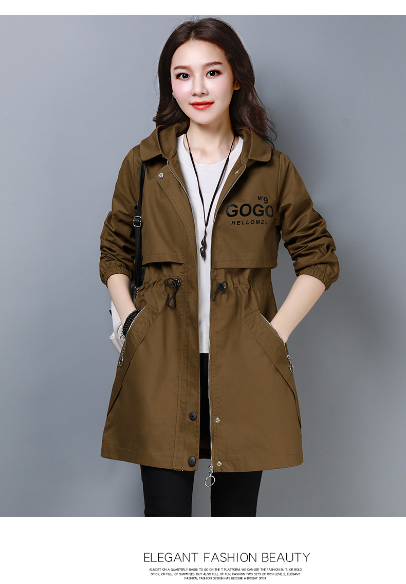 Trench pour femme FLOWER LU      en Coton - Ref 3226338 Image 18