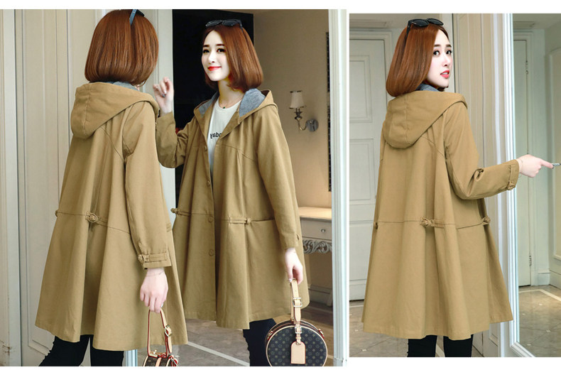 Trench pour femme FLOWER LU      en Coton - Ref 3226672 Image 20