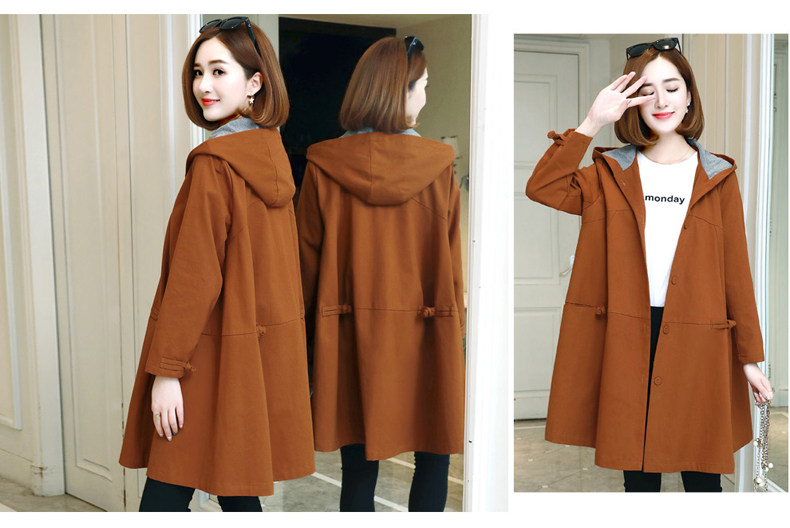 Trench pour femme FLOWER LU      en Coton - Ref 3226672 Image 11