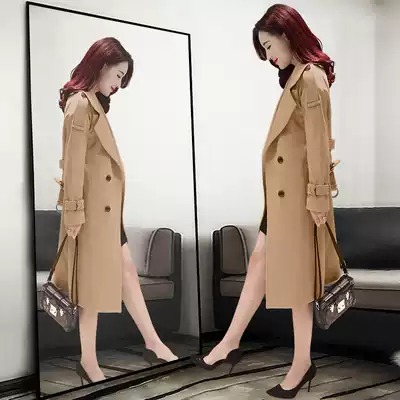 The windbreaker women's long version of the small man 2021 New Women's Spring Clothing Spring and Autumn Lady's coat in February and August