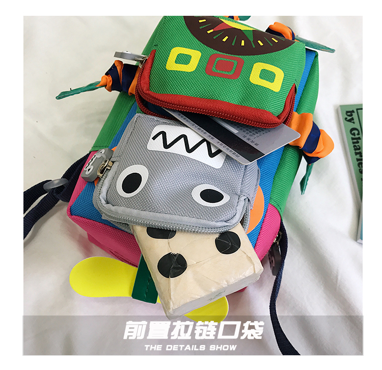 Cute Mobile Phone Bag Robot Bengdi Coin Purse Messenger Bag display picture 43