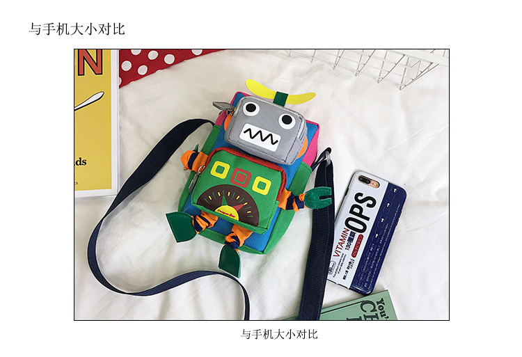 Cute Mobile Phone Bag Robot Bengdi Coin Purse Messenger Bag display picture 38