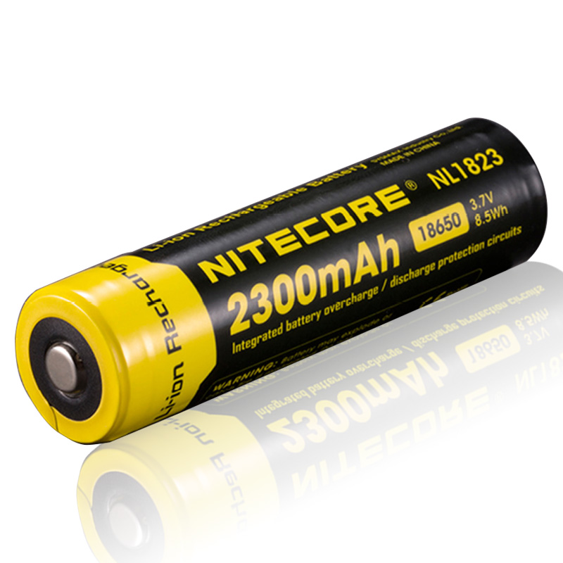 NITECORE rechargeable lithium battery 18650 2300mAh high capacity charging electric core intense light flashlight