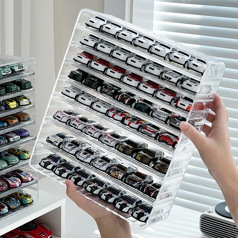 1:64 Alloy Car Storage Box Hot Wheels Children's Pocket Car Organizer Multi-Layer Toy Car Display Rack 1:64 Alloy Car Storage Box Hot Wheels Children's Pocket Car Organizer Multi-Layer Toy Car Display Rack