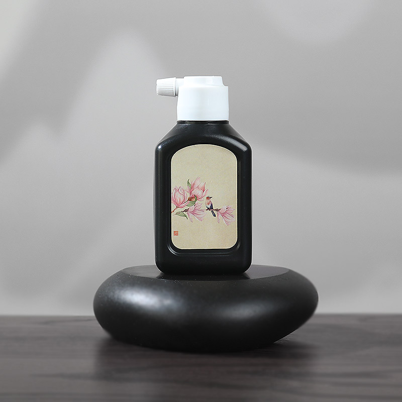 Mountain 100 Ink Set Ink small bottle of plant glue calligraphy ink liquid State painting brush with small block in small block to practice beginners special ink