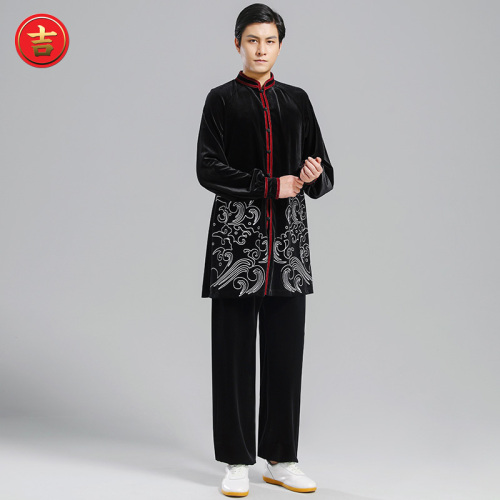 Tai chi clothing chinese kung fu uniforms Tai Chi Clothing clothing women Velvet autumn and winter new set Tai Chi Clothingquan training clothes autumn clothes printed Tai Chi Clothing clothing