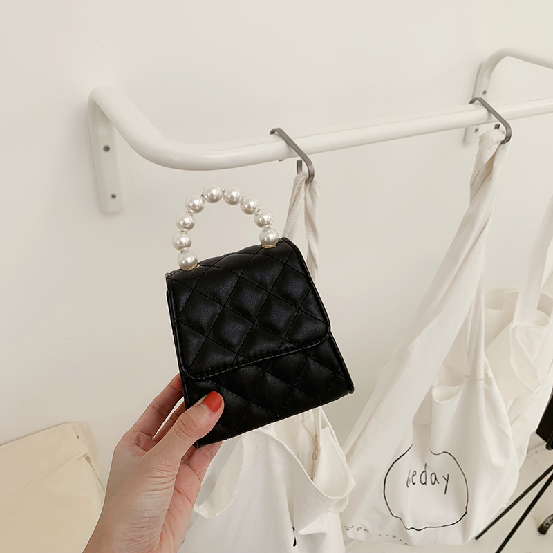 Túi mini túi xách nữ ngoại quốc 2019 Nhật Bản và Hàn Quốc đơn giản in túi Messenger hoang dã thời trang túi đeo vai hình thoi - Túi xách nữ túi đeo chéo lv nữ