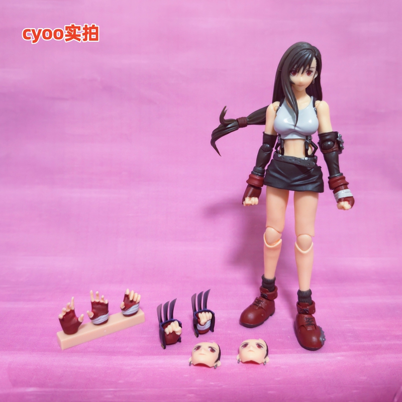 Tifa 2.0 Tifa Final Fantasy 7 Bring Arts Ba Action Figure Secret Silver Claw Official Version