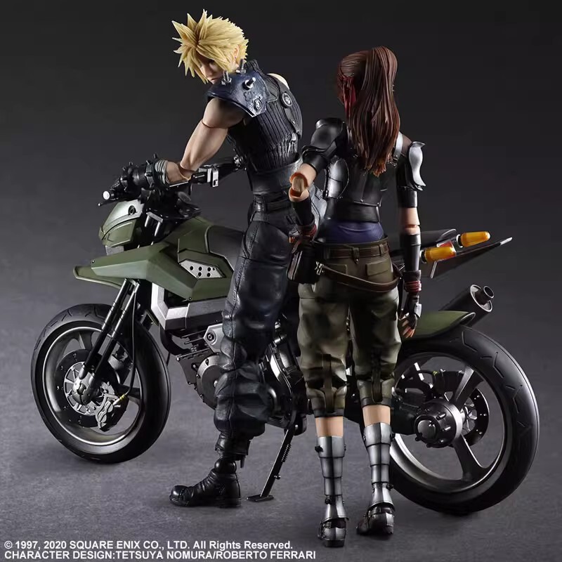 Cloud Play Arts Modified Pa Version Final Fantasy 7 2.0 Remake Double-Head Sculpted Figure Cloud Play Arts Modified Pa Version Final Fantasy 7 2.0 Remake Double-Head Sculpted Figure