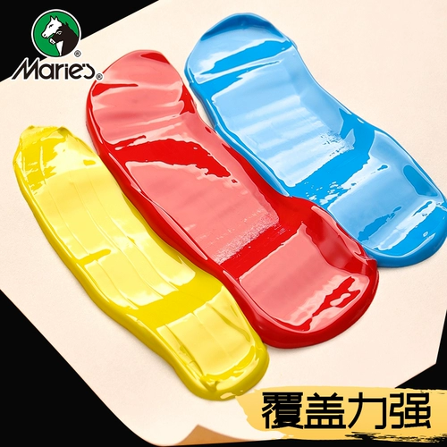 Пигментированный белый черный водонепроницаемый акрил, окрашенный краситель, «сделай сам», 500 мл, граффити