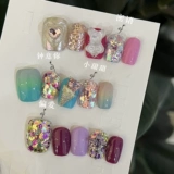 Блестки для ногтей для маникюра на день Святого Валентина