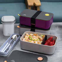 Japanese-style lunch box can be microwave oven Corron to work with lunch box ins Nordic simple fitness lunch box