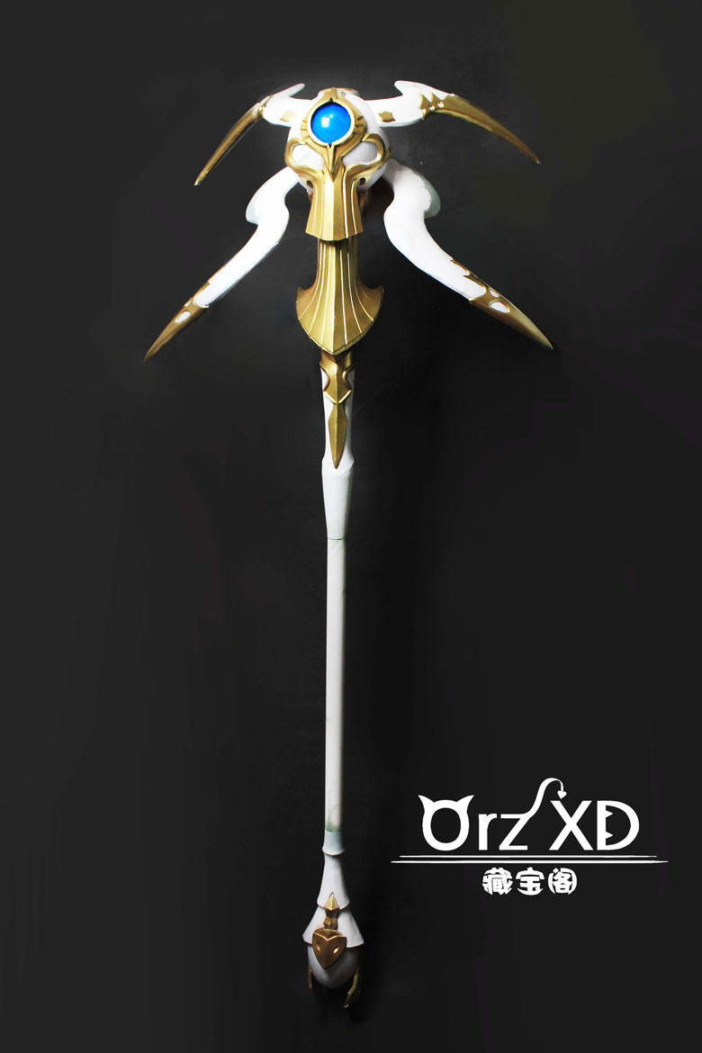 (Hidden Treasure Cabinet Props) Fantasy 14 white magic scepter can shine support to figure it out-Taobao
