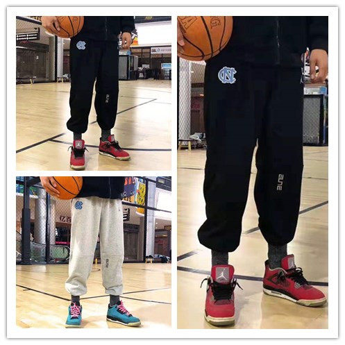 NCAA North American Basketball League Sports Pants Slacks Summer Thin Style Closed Foot Corset Long Pants Breathable Sports Sweatpants Men