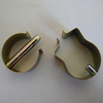 Aluminum alloy scaffolding accessories safety pin buckle accessories straight-through connection pin hoop clamp pin clamp spring buckle pin