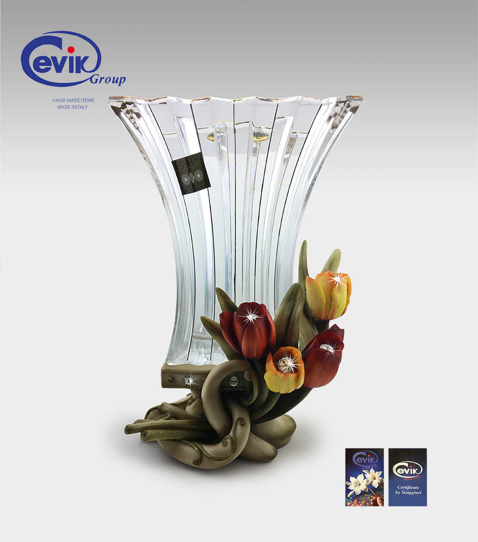 Italian original clothing imported MURANO high-end lavish Europeanese-style crystal vases Villa Living Room Hotel Room