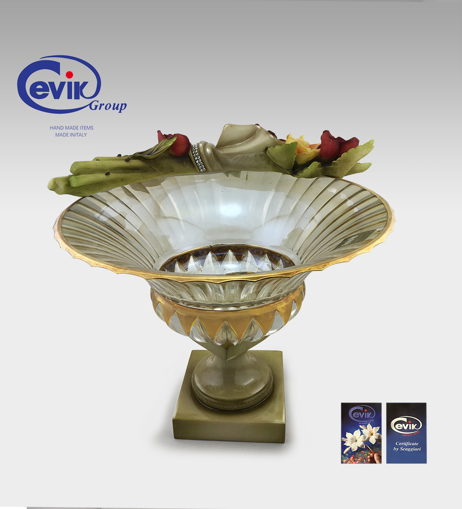 Italian original imported MURANO high-end luxury European-style crystal decoration villa living room hotel interior decoration